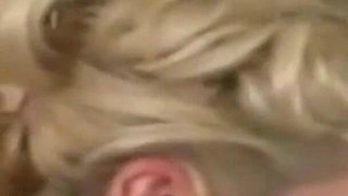 Bound Blonde MILF Drenched in Hot Purple Wax