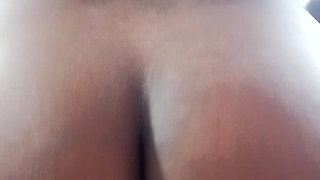 Morena mounts her white member very well (pov)