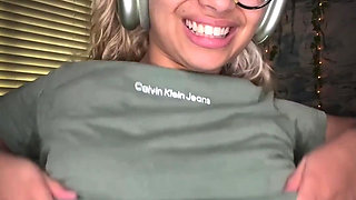 God Damn My Sports Bra Stretched Over My Tits Looked Good