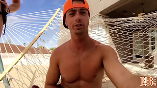 Sexy Shane and Miss Stacy have sexy fun in the backyard while the roommates are gone!