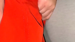 Fantasy: a Big-assed Girl Touches His Penis.