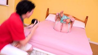 OldNanny - MarieX Young Horny Photographer Fucks His Busty