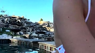 Bareback anal sex with flaming brunettes with big boobs