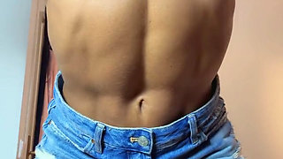 Bow down and worship this muscle milf goddess