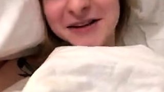 Aoife Bee Flashing Tits From The Bed