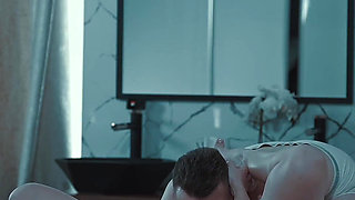 Will Step Dad Fuck and Cum Inside Step Daughter Jessie Ames in Share Bed While Step Mom?