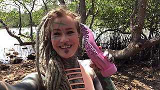 Beach Tattooed Naked Bitch Public Anal Big Toys, Solo Gape, Motorbike Ride