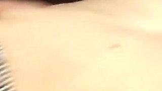 My lover a slutty girlfriend with light hair enjoys screaming with pleasure as she fucks and gives blowjob