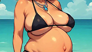 Pregnant Bikini Babes Art