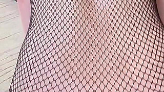 POV: Naughty Fishnet Babe Gets Fucked Hard - Rough Anal, No Limits