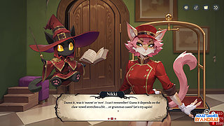 Hotel Tales Gameplay Part 3 - Helping Nikki Sort the Suitcases and Bathe Griselda the Huntress