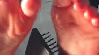 Tickled with a Hairbrush