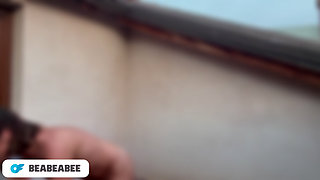 NUDE Petite Teen Try On See Through Fish Net Lingerie