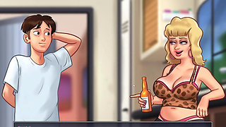 All xxx Scenes with my Gfs Stepmom Crystal in Summertime Saga