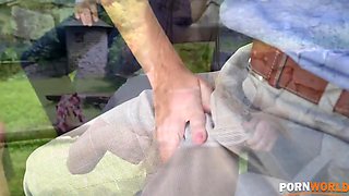 Naughty Housewife Alexis Crystal Gets All Holes Filled And DP'd By Hubby's Employees GP2500