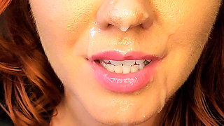 Dirty Talking While Being Covered in Cum!