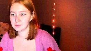 Curly Blonde Teen Records Solo Dildo Masturbation More at