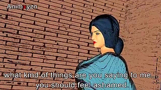 India girl animation  india vilage vilage video