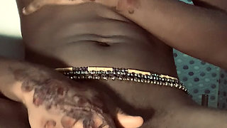 Hot ebony babe browngurl234 enjoys solo moment in the bathroom