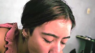 Young Latina loves every inch of biggest cock of her neighbor