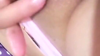 Girl with Her Ass Masturbating Until She Cums