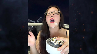 Topless Smoking Asian: Tits Out Smoking Cigarettes in Balcony Compilation