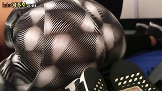 CFNM IR yoga femdom babes suck black dick in office group