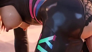 Dva Overwatch Stockings Anal Feet Cowgirl