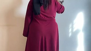Big Ass Maid Aria Mia Gets Fucked While Cleaning Bedroom in Saudi Arabia - Anal & Cum
