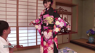 Intense Japanese Kimono Woman Fucked Hard And Creampied Thoroughly