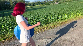 Secret Outdoor Spot at the Quarry Pond - She Shows It to Him - and Suddenly It Gets Damn Hot