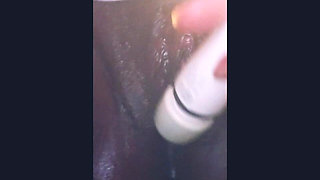 Black Pussy & Vibrator Play POV!!