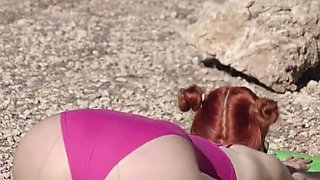 Outdoor Yoga in Pantyhose in the Forest