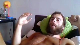 Moaning Masturbating Man