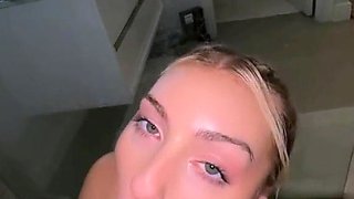Therealbrittfit Giving A Fat Cock Sloppy Blowjob Onlyfans