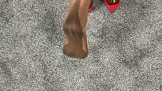 Aunty Sandra Layered in Her Very Sexy Long Line Girdle. Vgq68