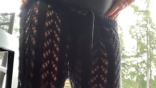 Amateur Jasmin stripping panties and masturbating