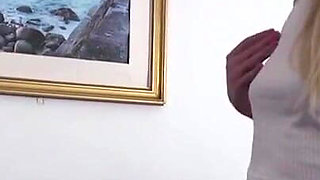 Tattooed blonde Amber Deen banged by a big cock from Luke Hotrod