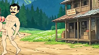 Cartoon video of Swati and shopkeeper Ramu's funny sex. fucking.