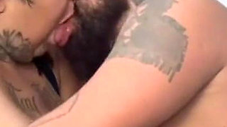 Kissing and Sucking the Breasts and Belly of the Big, Sexy Woman