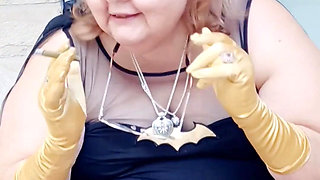 Bat Girl Is Taking a Smoke Break in Her