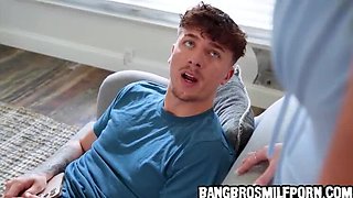 Jessica Aaren Stepmom Masturbates with Vibrator Then Fucks Redhead Step Son Ethan Seeks