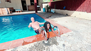 Barely Behaving by the Pool