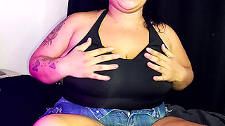BBW Nipple Leaking Throat Monster