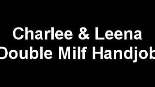 Double Handjob MILFs Charlee Chase and Leena Sky!
