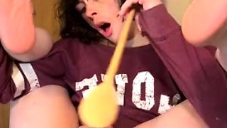 Tulip Xitsk Solo Punishment With Wooden Spoon