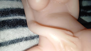 Ultra Lifelike Silicone Doll POV - 4K Solo Toy Session