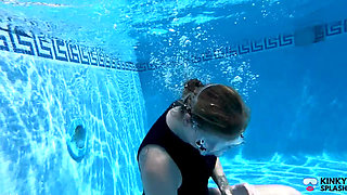 Underwater Wetsuit & Mask Fetish Filling, Bubbles & Breath Control