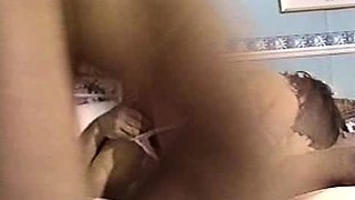 German brunette extreme hardcore threesome