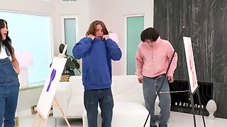 Two teenager legitimate sisters explore their bodies